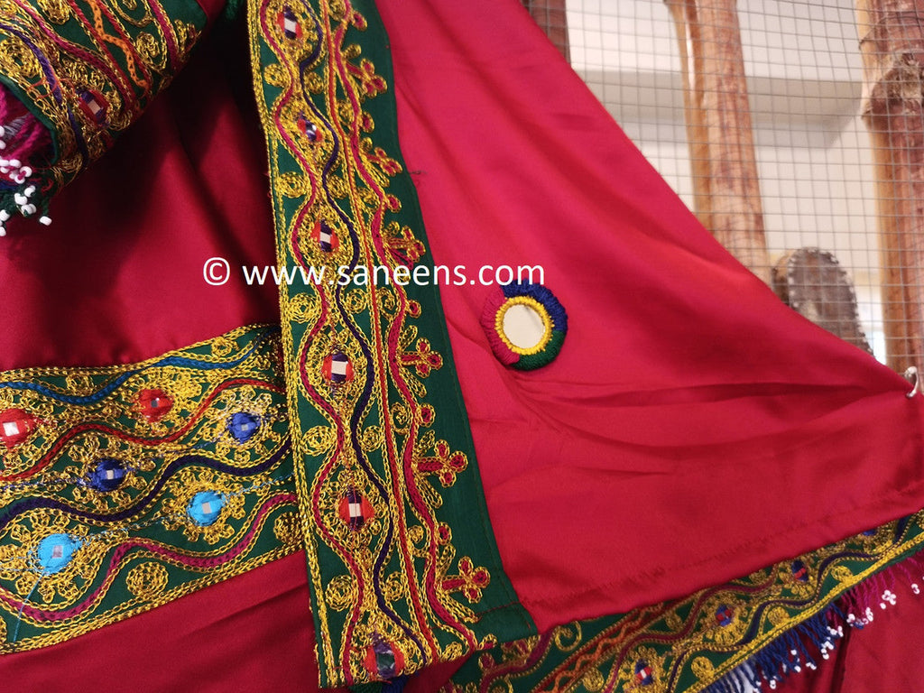 afghan long gown by saneens