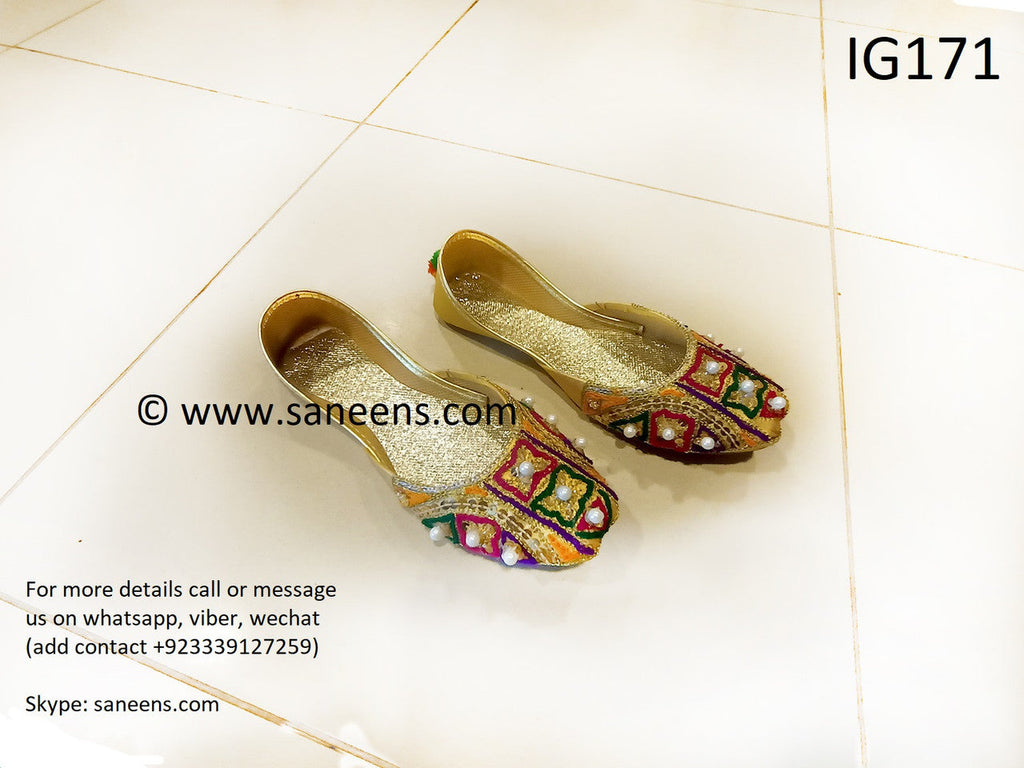 New Afghan beautiful embroidery shoes