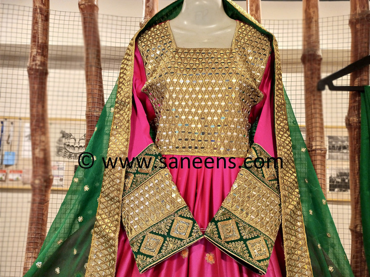 New Afghan Mirror work dresses