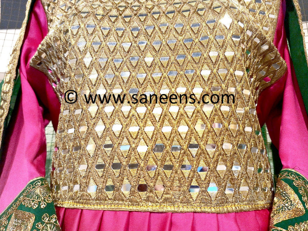 new fashionable mirror work dress