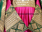 Afghan Mirror Work Bridal Dress