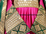 Afghan Mirror Work Bridal Dress