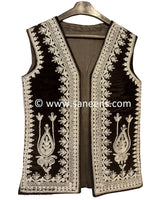 Afghan Velvet Embroidered Men's Vest