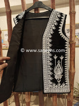 Afghan Velvet Embroidered Men's Vest