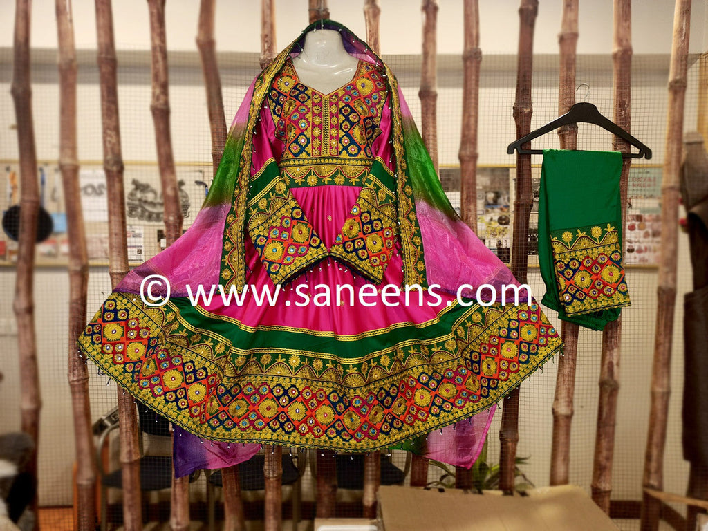 afghan embroidery clothes