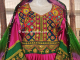 New Afghan fashion wedding clothes online in pink color