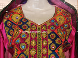 New Afghan fashion wedding clothes online in pink color