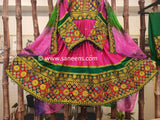 New Afghan fashion wedding clothes online in pink color