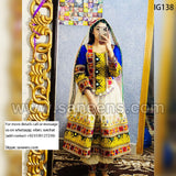 Traditional New Afghan Dress with handmade embroidery