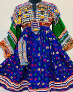 bohemian Afghan clothing, traditional women fashion, Afghan embroidery, handcrafted Afghan dress, 