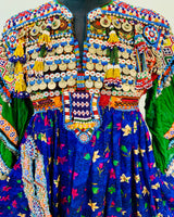 Baloch Style Coins Work Frock