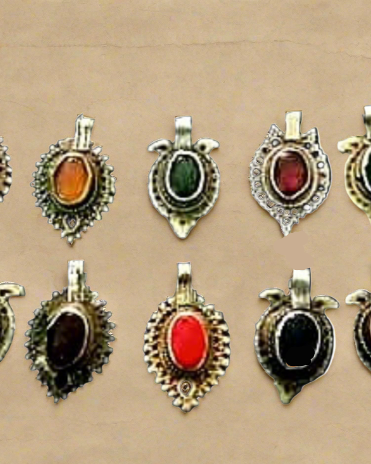 Afghan Vintage Kuchi Small Pendants