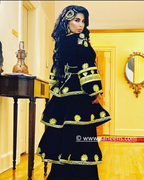 kuchi saneens nomad style golden embroidery for simple events