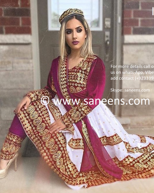 New afghan fashion kuchi  embroidery designs available