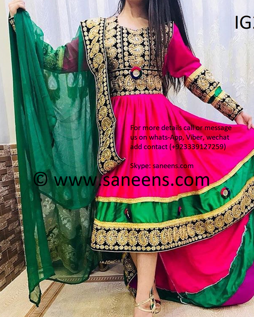New afghan fashion beauties wears traditional outfits in awesome colors