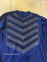 New afghan traditional bridal groom 2 piece suit in sky blue color