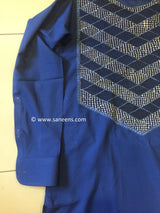 New afghan traditional bridal groom 2 piece suit in sky blue color