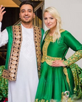 Afghan Couple Dress And Vest