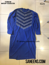 New afghan traditional bridal groom 2 piece suit in sky blue color