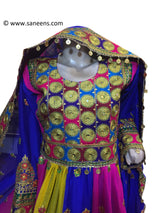 Afghan Bridal hand Embroidered Dress