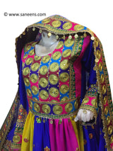 Afghan Bridal hand Embroidered Dress
