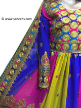 Afghan Bridal hand Embroidered Dress