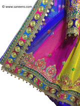 Afghan Bridal hand Embroidered Dress