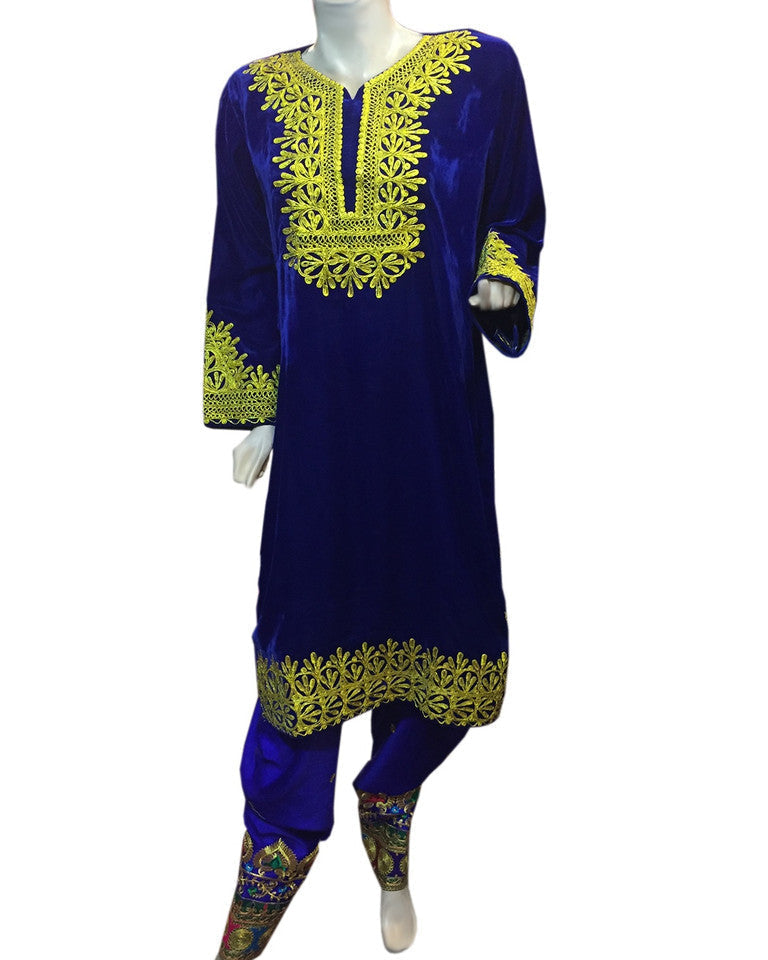 Elegant Bridal Afghan Dress