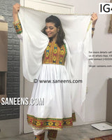 Afghan Embroidered Bridal Dress