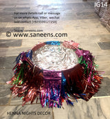 Afghan Culture Henna Night Tray Decor