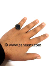 Traditional saneens online simple black ring