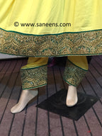 pashtun style embroidery yellow clothes
