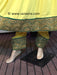 pashtun style embroidery yellow clothes
