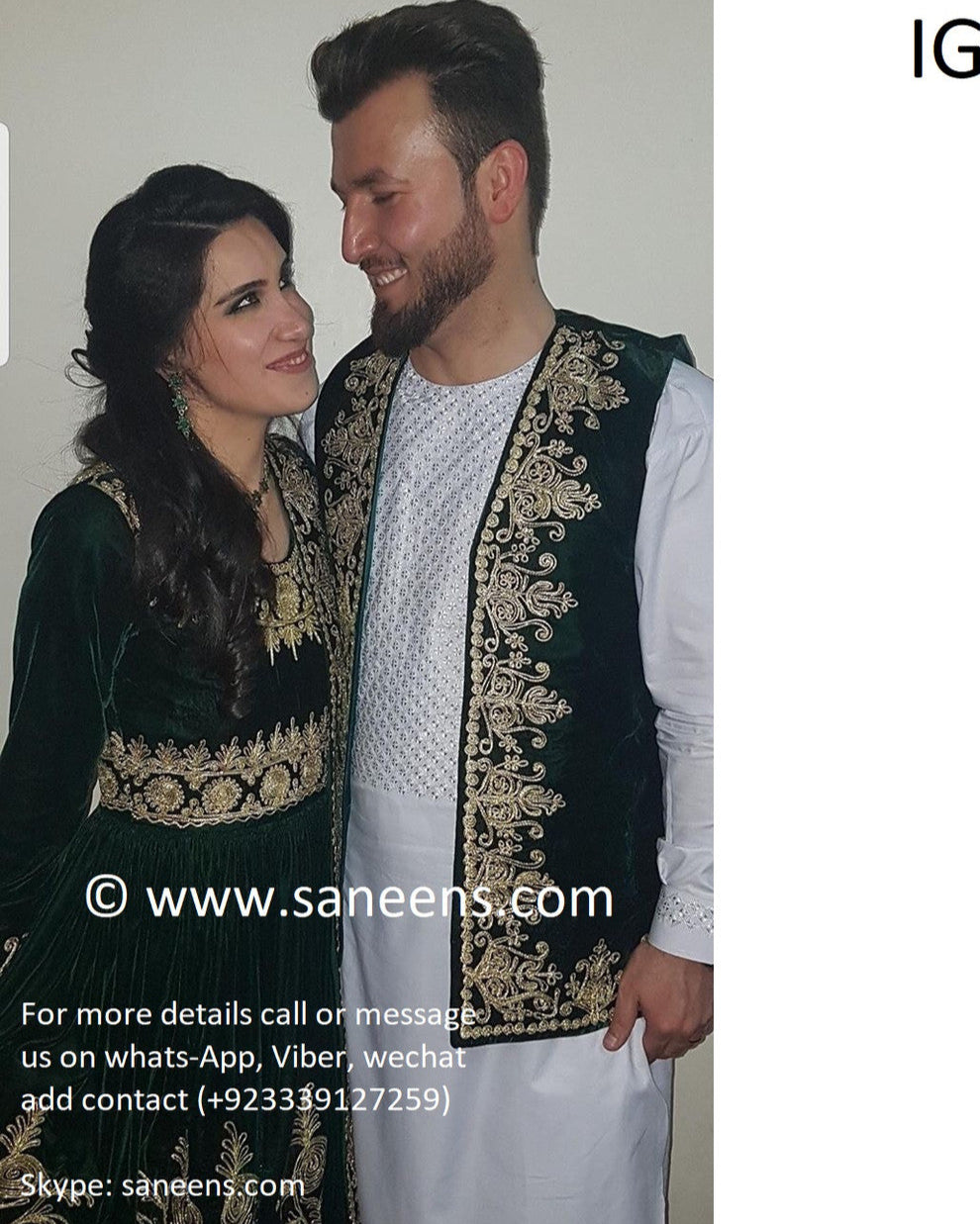 traditional afghan cultural couple suit