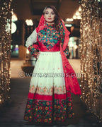 buy new traditional simple embroidery nikkah dress