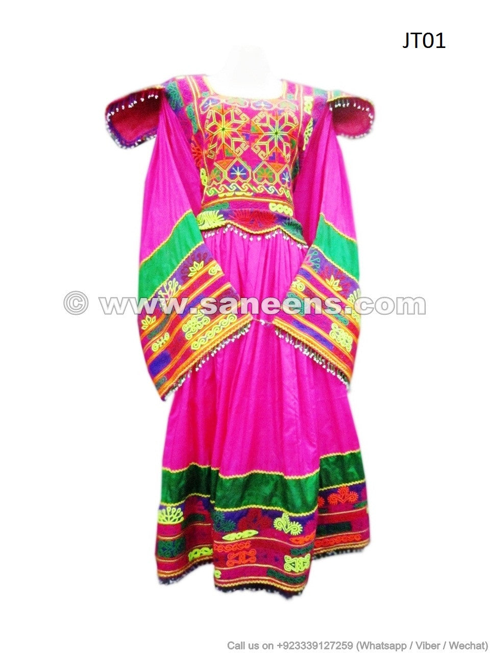 Kochi Dress, Gagra, in Pink Color