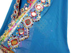 Kochi Dress, Gagra, in Blue Color