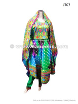 Kochi Dress, Barosha, Gagra, in Multi Color Three Piece