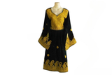 Afghan Gypsy New Bridal Tracery Dress Indie Tribal Filigree Needlework