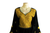 Afghan Gypsy New Bridal Tracery Dress Indie Tribal Filigree Needlework