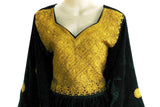 Afghan Gypsy New Bridal Tracery Dress Indie Tribal Filigree Needlework