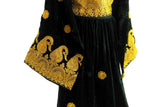 Afghan Gypsy New Bridal Tracery Dress Indie Tribal Filigree Needlework