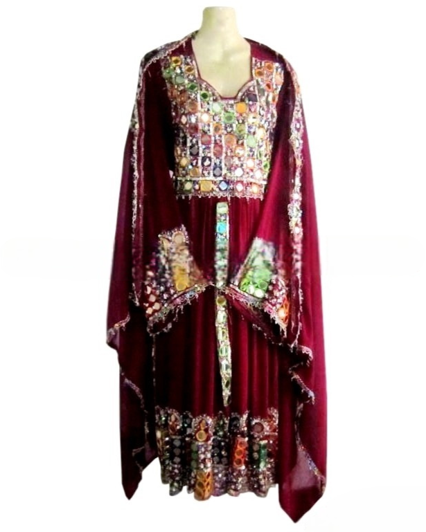Bridal Hand Embroidery work on Dress