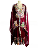 Bridal Hand Embroidery work on Dress