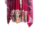Bridal Hand Embroidery work on Dress