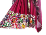 Bridal Hand Embroidery work on Dress