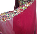 Bridal Hand Embroidery work on Dress