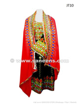 Kochi Dress, Masqati Gagra, in Black and Red Color