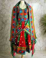 Afghan Hand Embroidered Bridal Dress