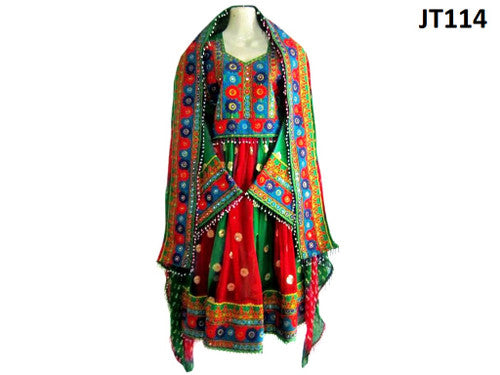 Afghan Hand Embroidered Bridal Dress